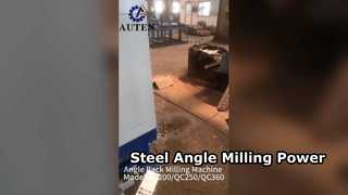 CNC Angle Iron Steel Back Milling Machine
