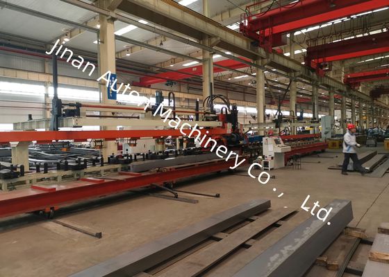 3-6mm πάχος φορτηγό δοκάρι CNC Punching Production Line 750Mpa Υλικό αντοχή στην έλξη