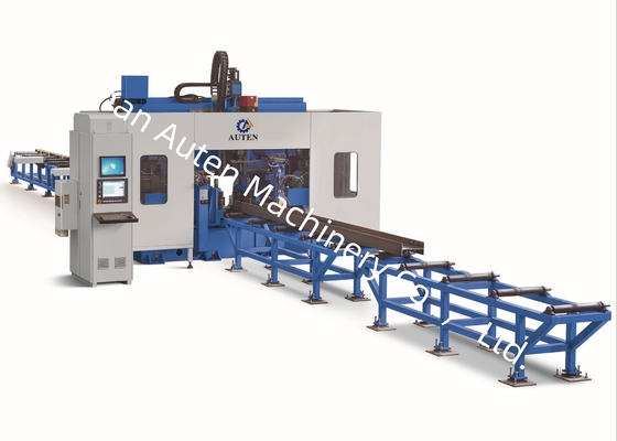 2000～13000mm Μήκος Δοκού CNC Μηχανή Διάτρησης Δοκού H 2KW Σερβοκινητήρας Τροφοδοσίας Διάτρησης