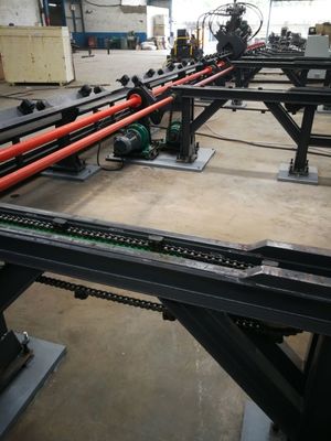 CNC υψηλής ταχύτητας μηχανών γραμμών γωνίας 100mm CNC γραμμή μηχανών διατρήσεων
