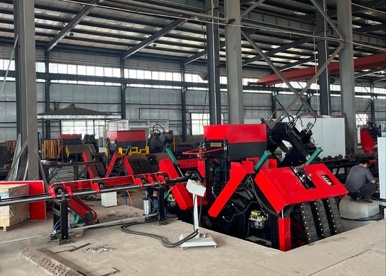 Μηχανή Αυτόματης Γωνιακής Γραμμής CNC Υψηλής Απόδοσης για Διάτρηση και Σφράγιση Γωνιακού Χάλυβα Μεγάλου Μεγέθους