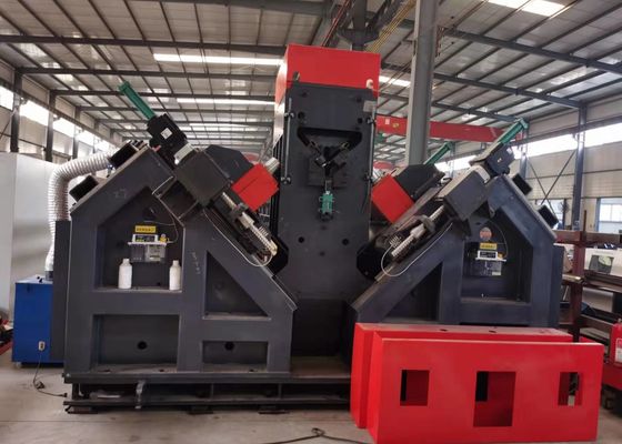 Μηχανή γωνιακής διάτρησης CNC με σήμανση διάτρησης χάλυβα 220V με βασικά εξαρτήματα PLC