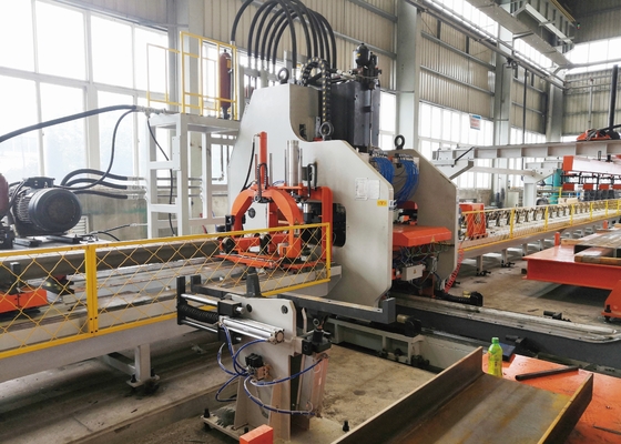 Διατρητική μηχανή πλάκας δοκού φορτηγού CNC 1200KN Ονομαστική δύναμη Μέγιστο εφελκυσμού υλικού 750mpa