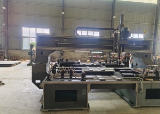 PZ4040/2 Τύπος Gantry κινητή μηχανή τρυπήματος CNC Υλικό Επικάλυψη πάχος Max 100mm
