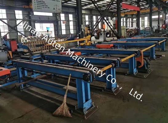 BT40 Main Spindle CNC 3D I-Beam H-Beam Drilling Sawing and Tapping Machine Line 11KW Motor Power