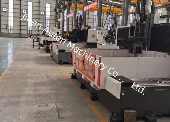 11KW / 15KW Servo Spindle Motor Power CNC Gantry τρυπάνι και φρένο μηχανή 28mm T-Slot πλάτος