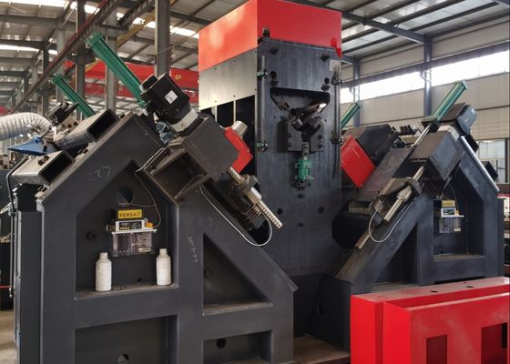 5~50ml/H κατανάλωση καυσίμου μηχανή CNC τρύπησης γωνίας και σήμανσης 1000KN δύναμη σήμανσης