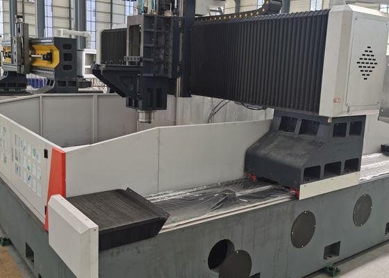 11KW Servo Σπιντέλ Δύναμη κινητήρα Gantry CNC μηχανή τρυπήματος για φλάντσα φύλλο μετάλλου