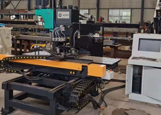 Structural Steel Contractors C-Type Frame CNC Punching Machine Power Infrastructure Manufacturers