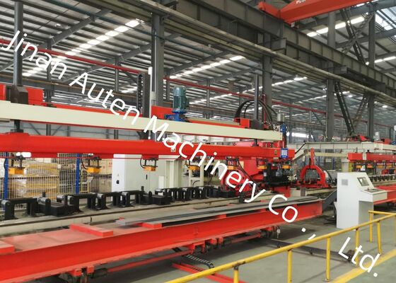 4-9mm πάχος πλάκας Cnc αυτοματοποιημένη γραμμή επεξεργασίας τρύπησης φύλλου μετάλλου για βαρέα οχήματα