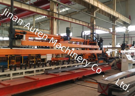 4-9mm πάχος πλάκας Cnc αυτοματοποιημένη γραμμή επεξεργασίας τρύπησης φύλλου μετάλλου για βαρέα οχήματα