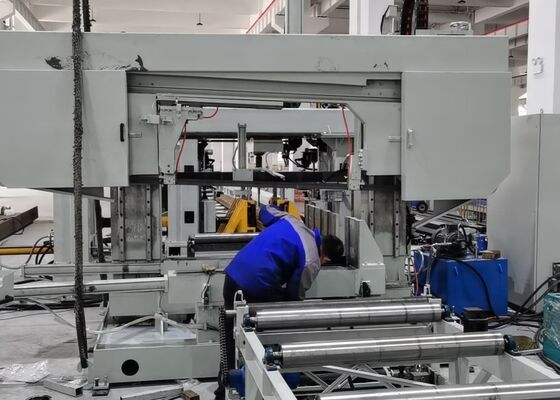 Μοντέλο μηχανής διάτρησης CNC για επεξεργασία μεγάλων δοκών BHD1250C, συνεχής διάτρηση πολλαπλών οπών
