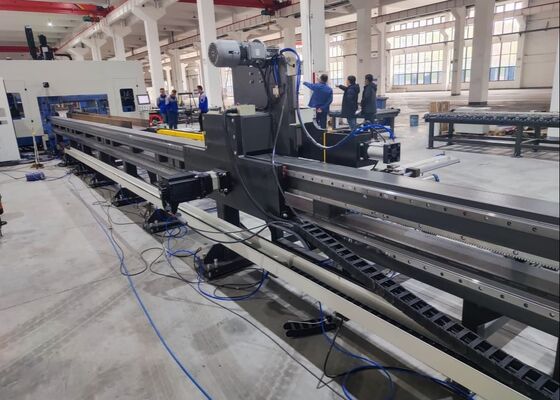 Μοντέλο BHD700 Cnc I Beam Drilling Cutting Machine Line Φ5·φ30mm Διαμέτρου τρύπας κύριας σπείρας