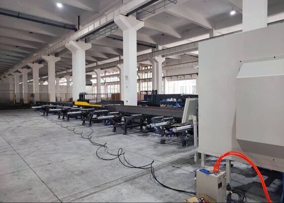 Construction Engineering Bridge Project Cnc Beam Drilling Machine Line BT40 Main Spindle