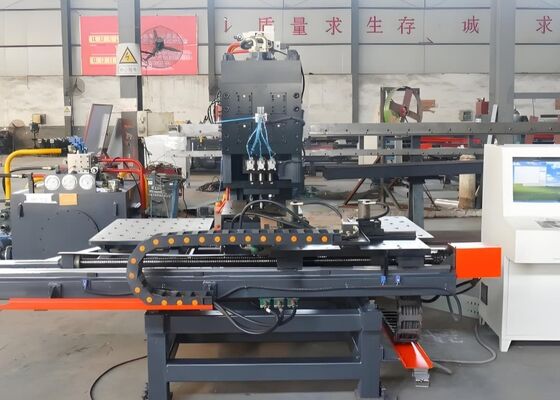Μηχανή διάτρησης πλάκας Cnc 1500*800mm Μέγιστο μέγεθος τεμαχίου εργασίας για την κατασκευή πύργων από χάλυβα