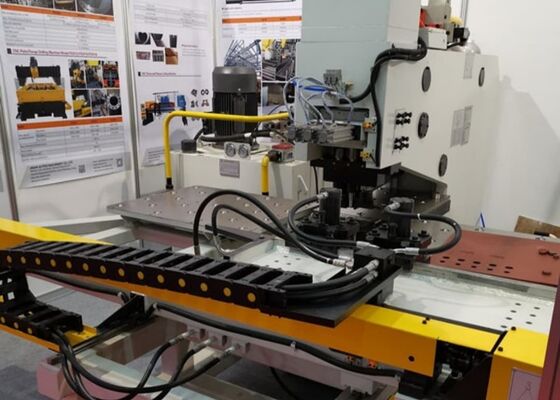 Μηχανή διάτρησης πλάκας Cnc 1500*800mm Μέγιστο μέγεθος τεμαχίου εργασίας για την κατασκευή πύργων από χάλυβα