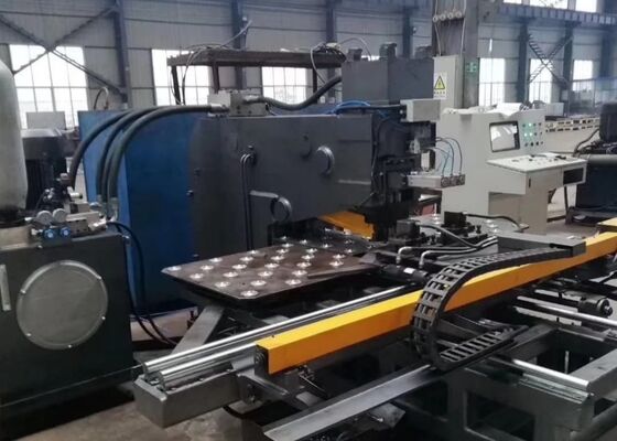 50 mm Max διάμετρος τρυπήματος Cnc πλάκας τρυπήματος μηχανή για εξαρτήματα πλάκας χάλυβα