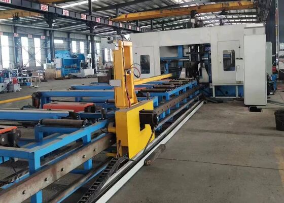 Μέγιστη διάμετρος διάτρησης 40 mm CNC Μηχανή διάτρησης δοκού υψηλής ταχύτητας H για το τμήμα καναλιών