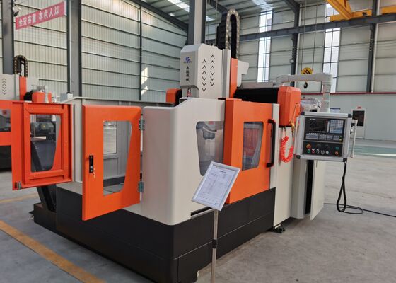 28mm T-Slot Width CNC Plate Drilling And Milling Machine 30mm Μαξ. Διαμέτρου τρυπήματος
