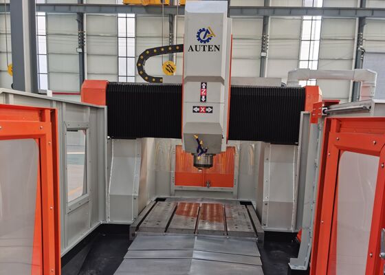 28mm T-Slot Width CNC Plate Drilling And Milling Machine 30mm Μαξ. Διαμέτρου τρυπήματος