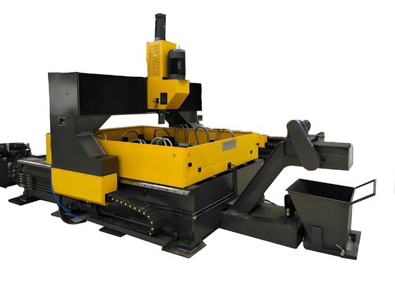 Μηχανή διάτρησης πλάκας CNC με τροφοδοσία σερβοκινητήρα 1500x8000mm Μέγιστο μέγεθος τεμαχίου για διάφορα μεγέθη και πάχη πλακών