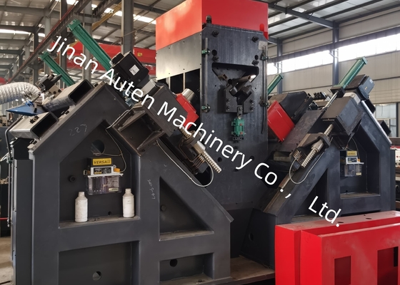 1000KN Δύναμη σήμανσης CNC γωνιακή τρυπεία χάλυβα και σήμανση μηχανή γραμμής 9 άξονες CNC