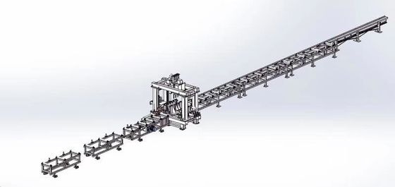 Γραμμή μηχανών διατρήσεων καναλιών ακτίνων του U Ι υψηλής ταχύτητας Χ κατασκευής της Κίνας με την υψηλή παραγωγή Efficien